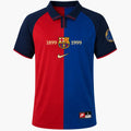 Catalan Centennial retro football jersey back view showing player cut