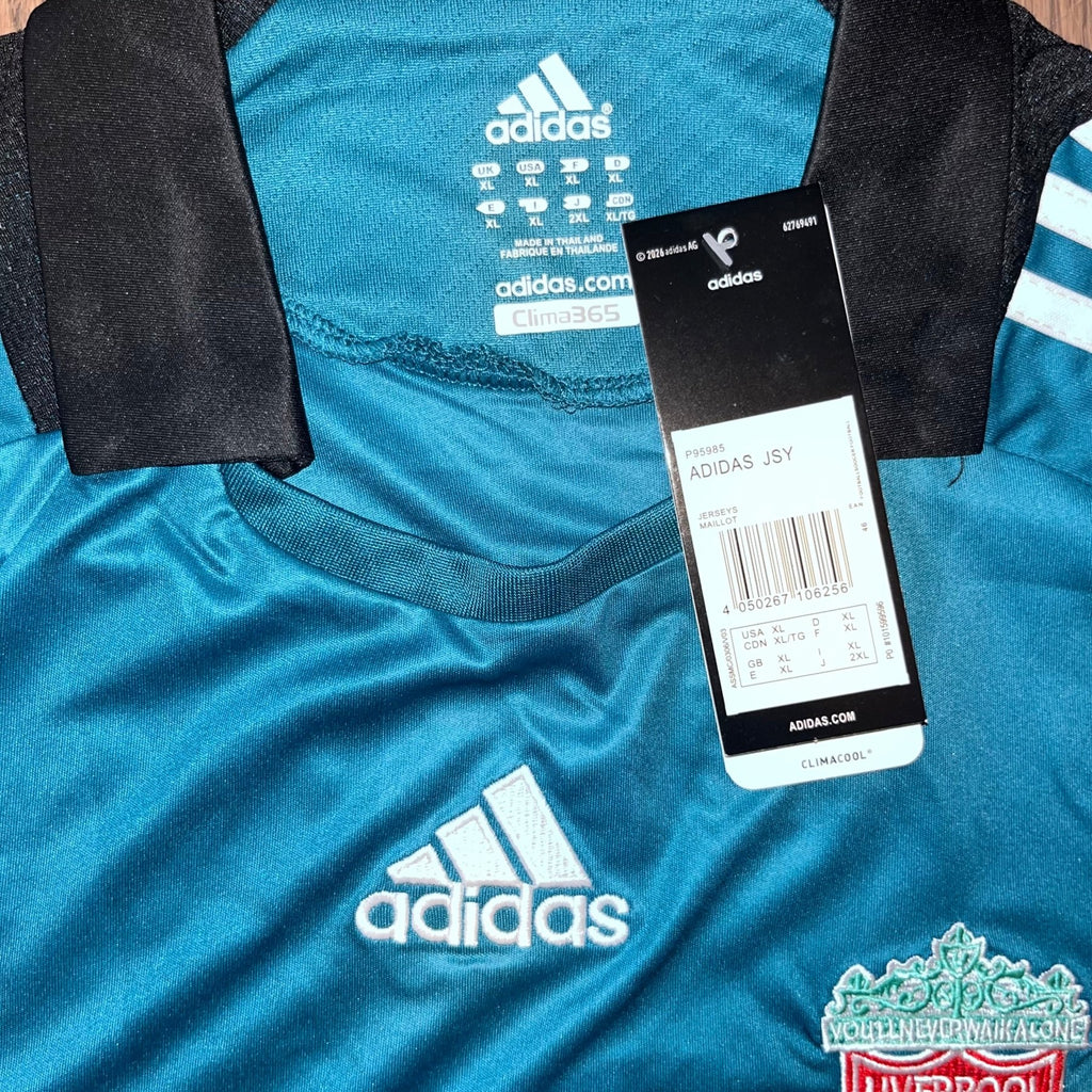 2008–09 Merseyside 8 Captain Long-Sleeve Jersey – Sea Green - Street Hub Market